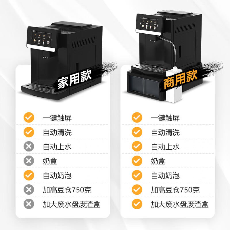 麥大廚B22系列升級款商用含底座1.5kw全自動咖啡機(jī) 